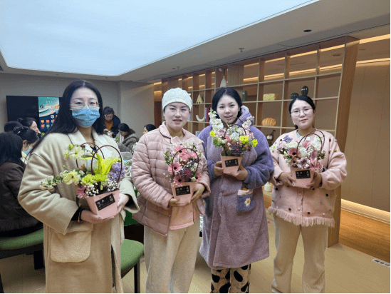情暖女神节 爱意满月子——淮南市母婴康养中心举办女神节插花主题活动317
